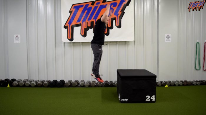 Bodyweight Vertical Jump To Box Jump