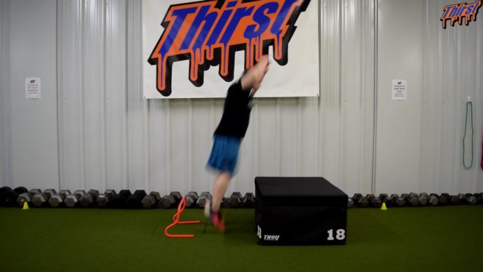 Hurdle Hop To Box Jump