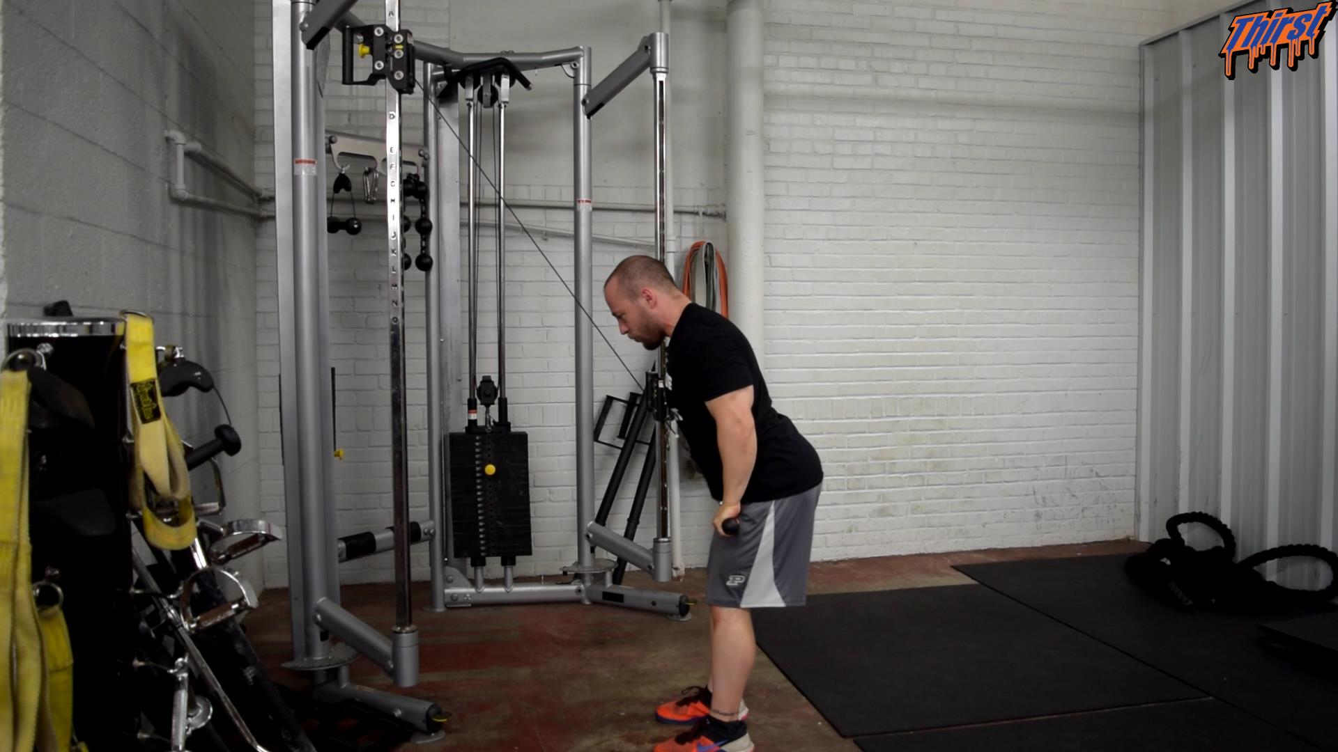 Straight Arm Lat Pulldown With Iso Hold THIRST