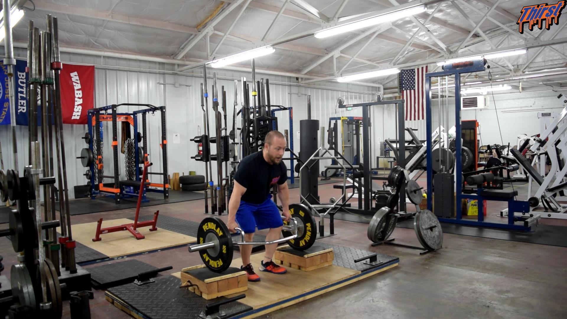 Hex Bar Deadlift Off Blocks/Mats THIRST