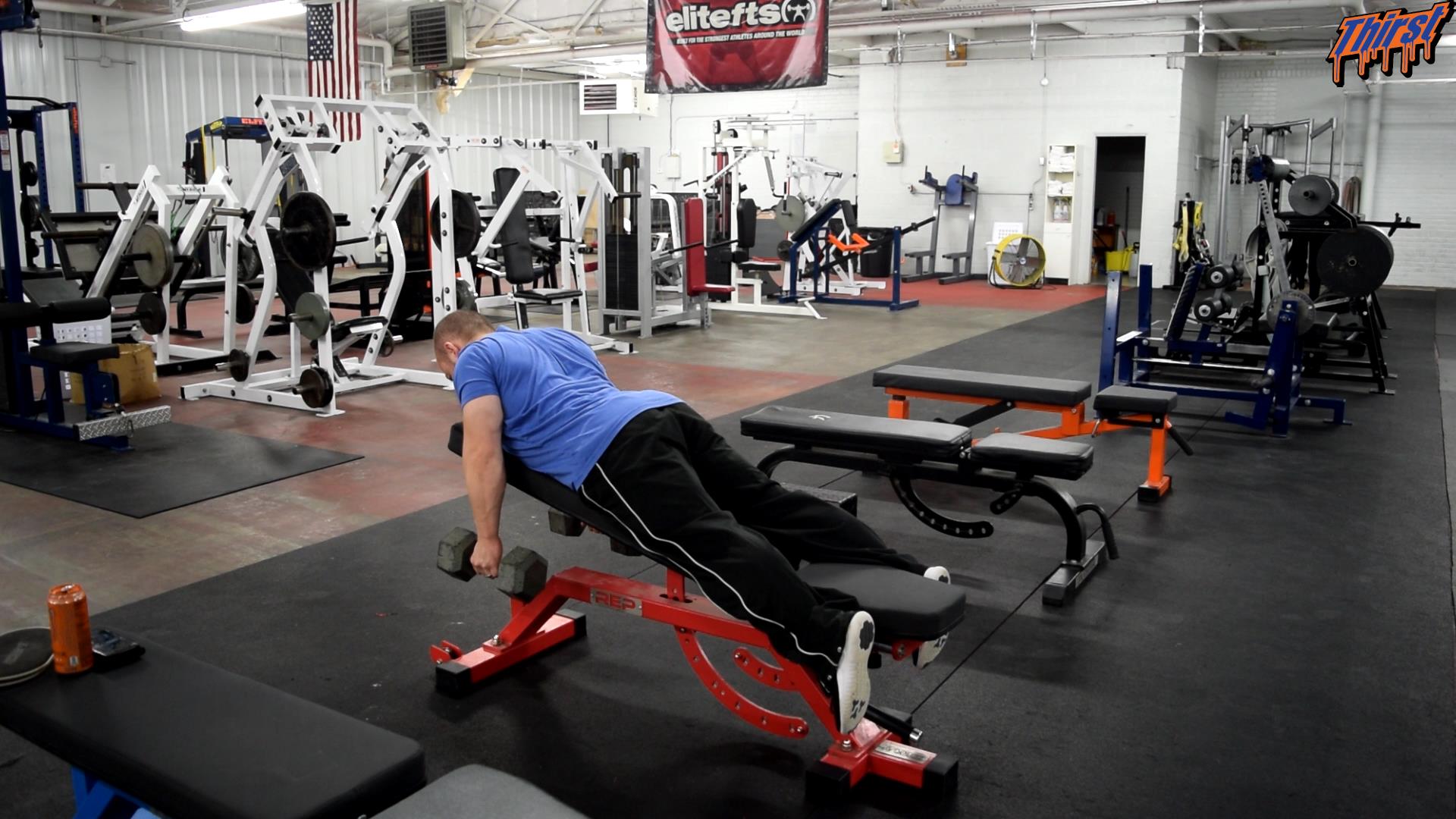 Chest Supported DB Shrug THIRST