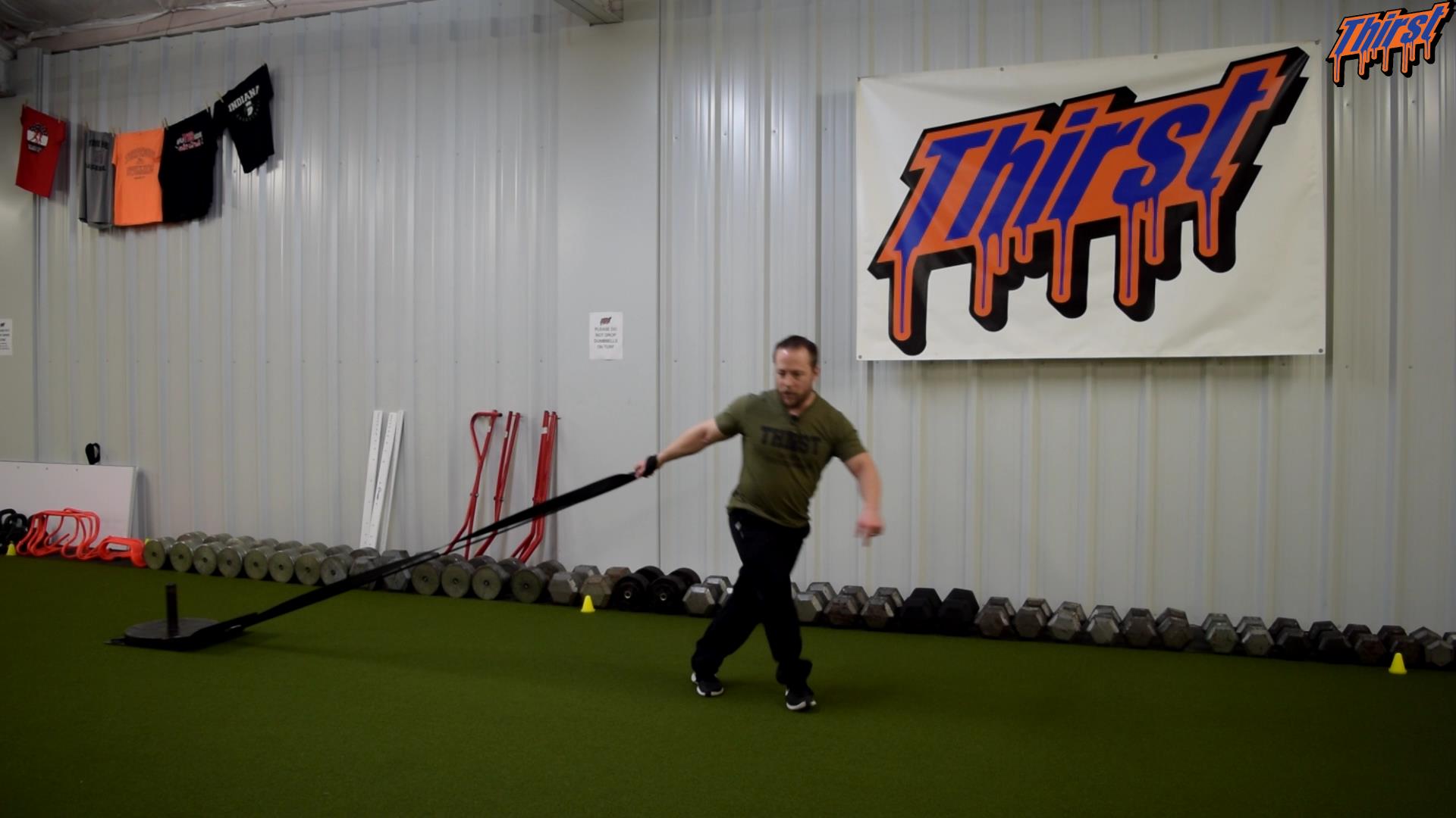 Lateral Sled Drag THIRST