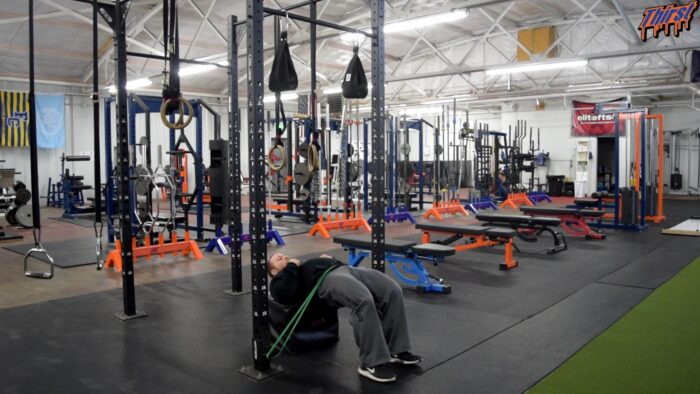 Back Elevated Glute Bridge vs Band