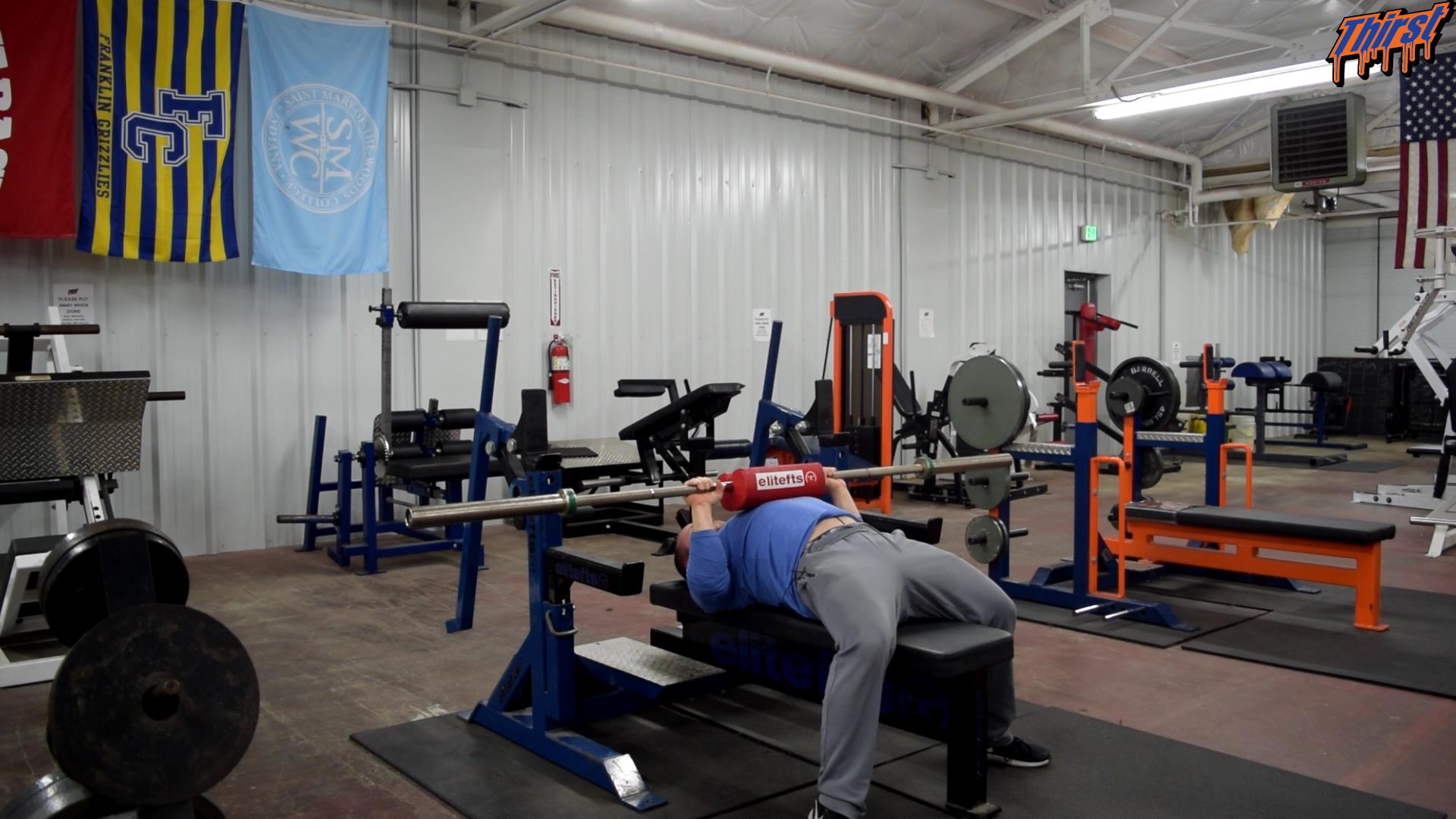 Close Grip Bench Press With Shoulder Saver