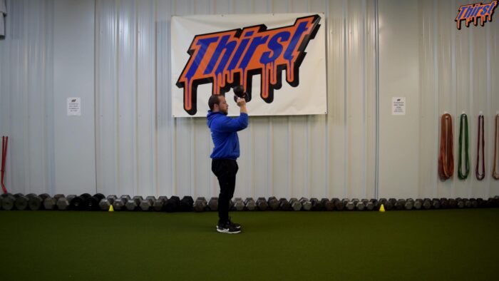 Double KB Bottoms Up Carry