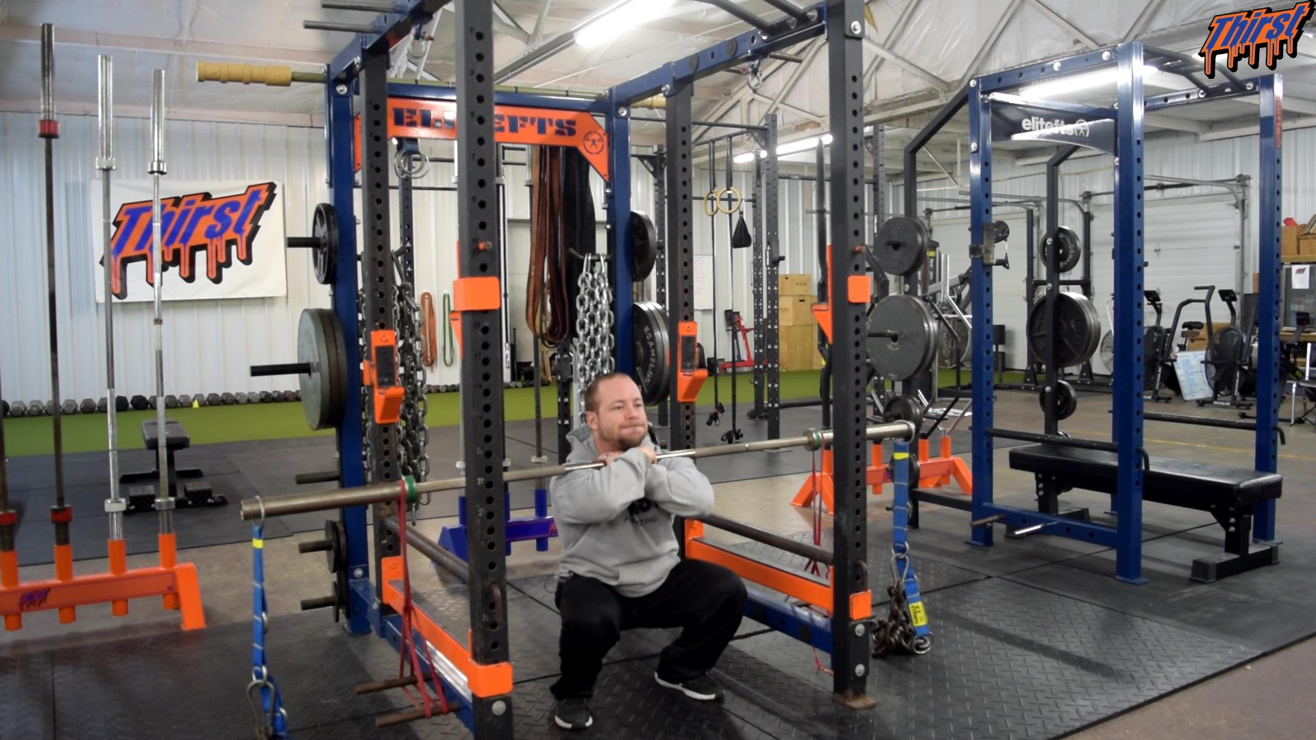 Front Squat vs Bands and Chains THIRST