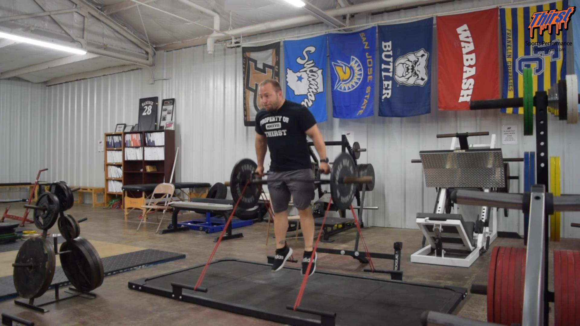 Hex Bar Jump vs Band