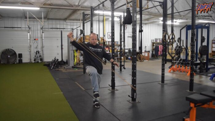 Single Leg RDL With Band Y Raise