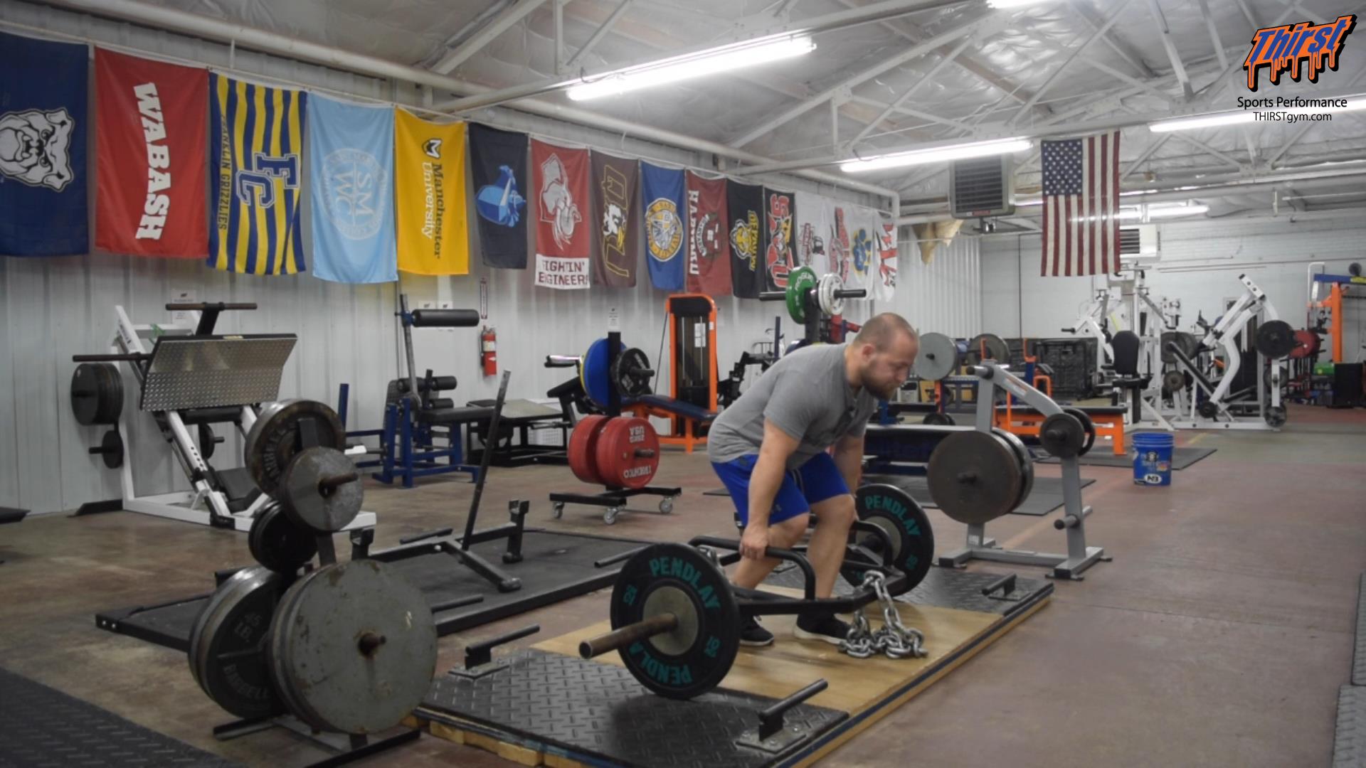 Hex Bar Kickstand Deadlift vs Chains