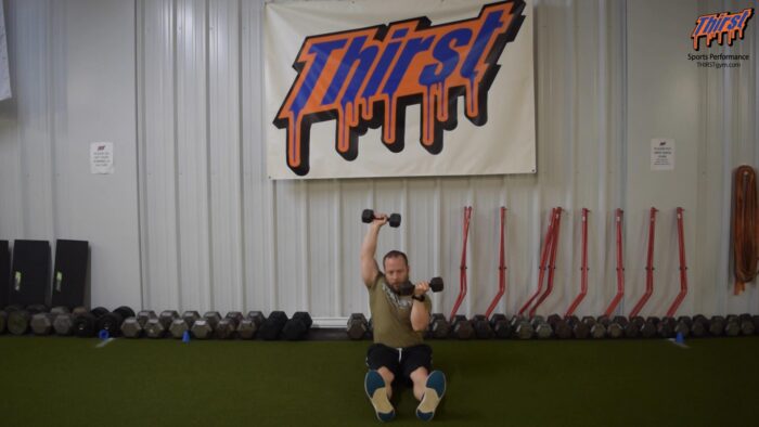 L-Sit Alternating Arnold Press