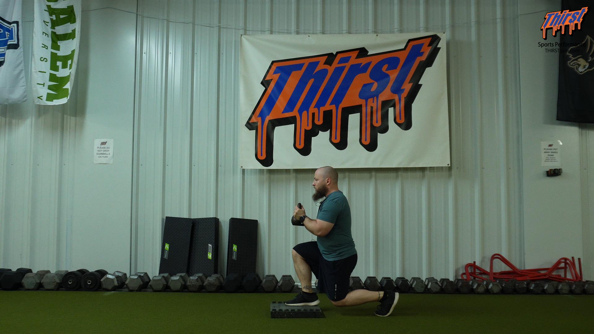 FFE Split Squat KB Drop And Catch