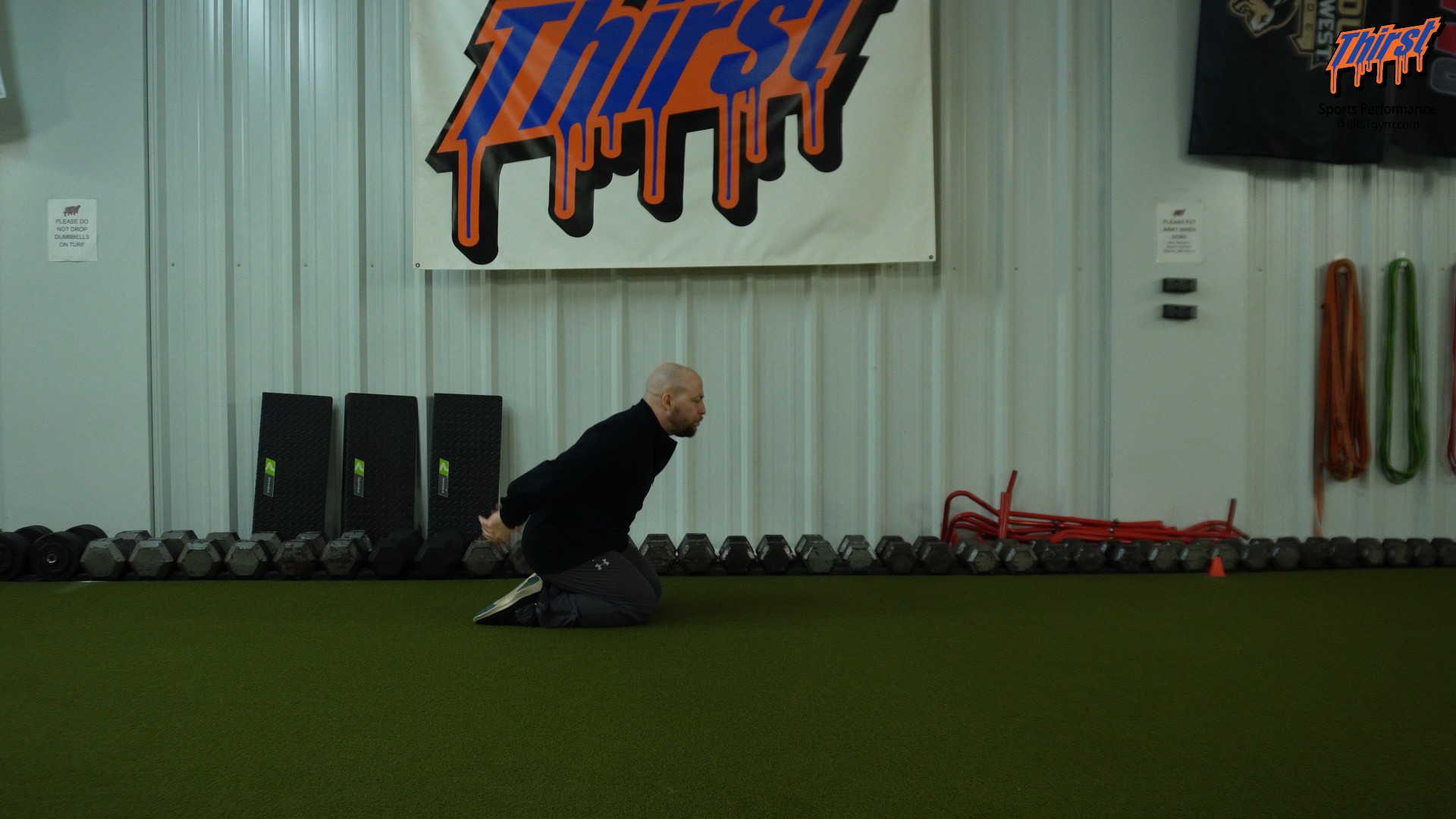 Kneeling Jump To Broad Jump