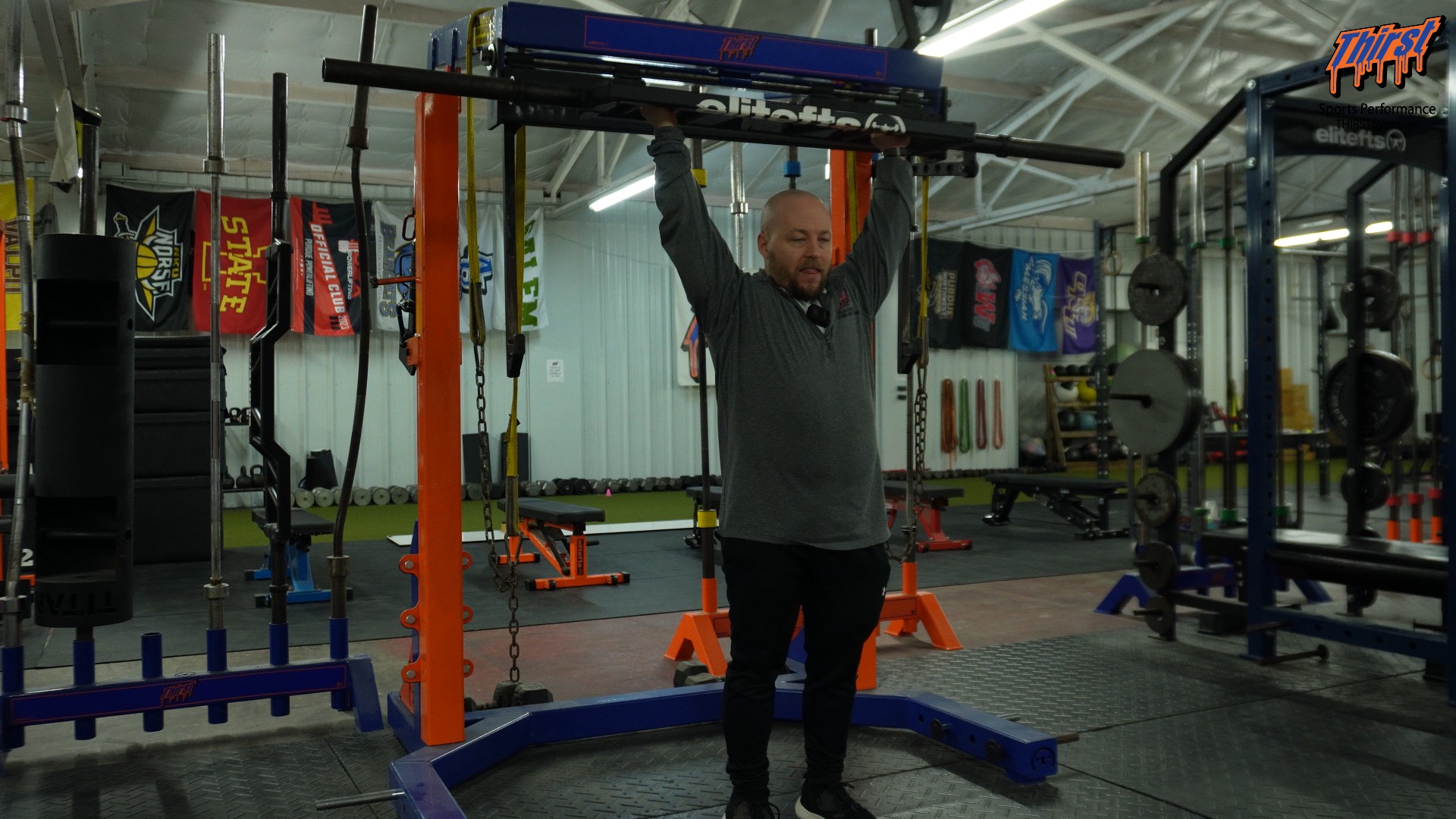 Swiss Bar Overhead Press (Military Press)