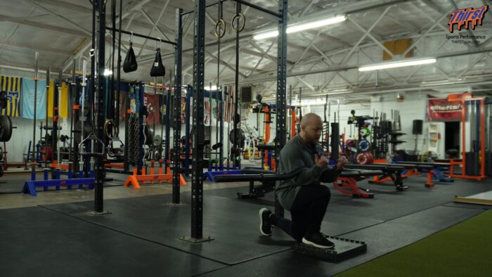 Barbell Zercher FFE Reverse Lunge