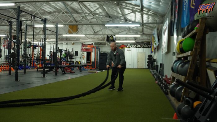 Lateral Battle Rope Sways