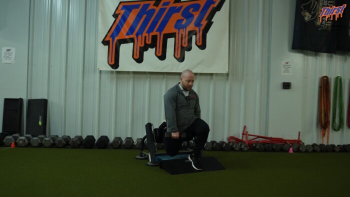 Slantboard Bulgarian Split Squat