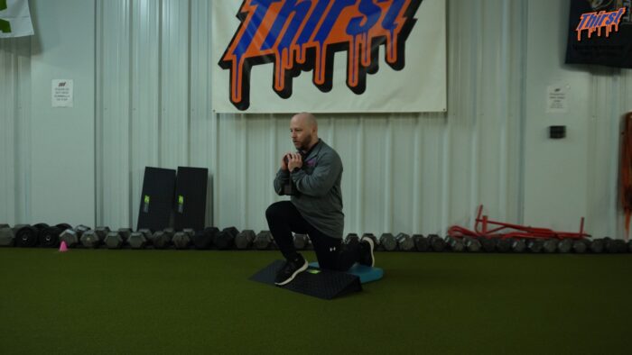 Slantboard Goblet Reverse Lunge