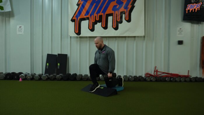 Slantboard Reverse Lunge