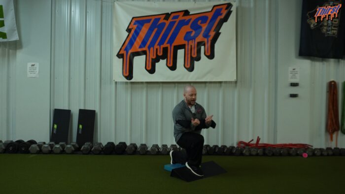 Slantboard Sandbag Zercher Split Squat