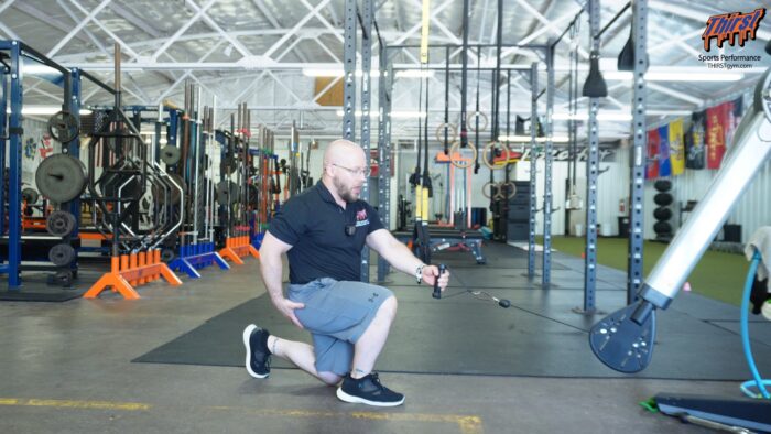 Cable Split Squat