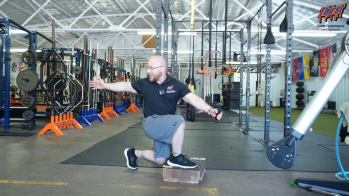 FFE Cable Split Squat With Rotation
