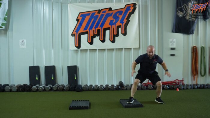 Double Low Box Lateral Shuffle