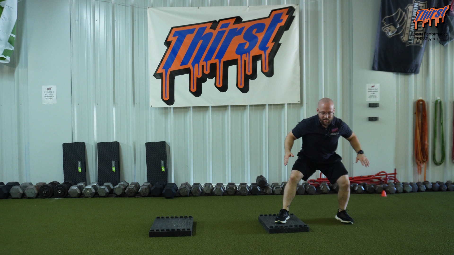 Double Low Box Lateral Shuffle