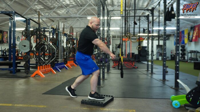 FFE Split Stance Low Cable Row With Opposite Reach