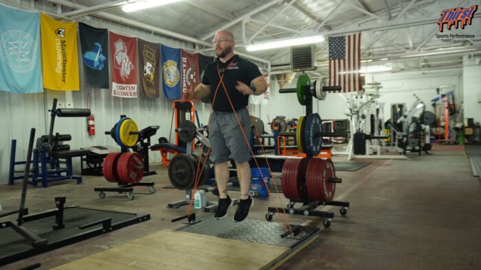 Band Resisted Pogo Hops