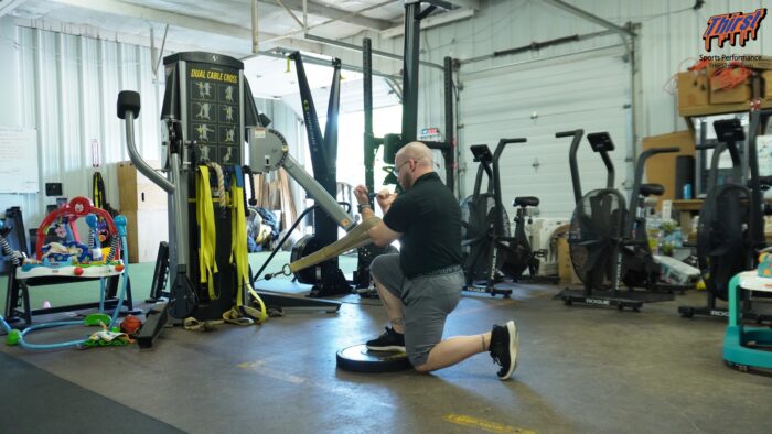 FFE Cable Zercher Split Squat