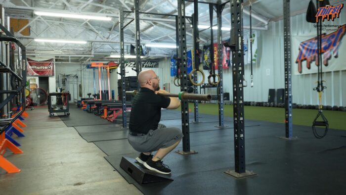 Heels Elevated Front Squat