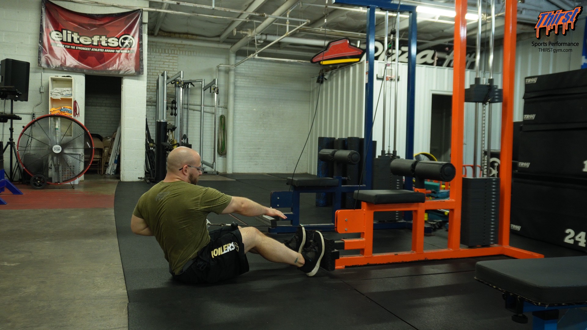 Single Arm Seated Cable Row With Opposite Reach
