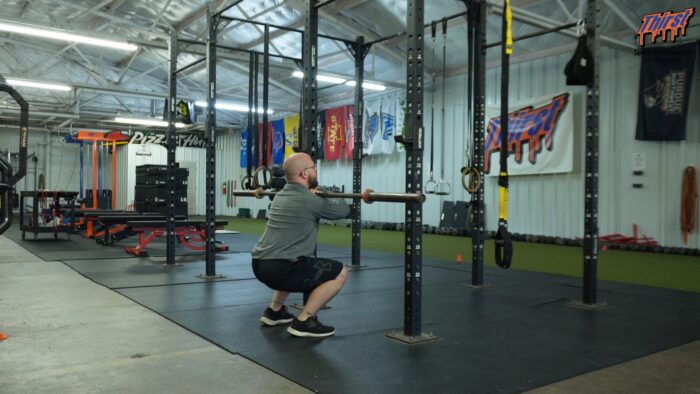 Front Rack Pause Squat