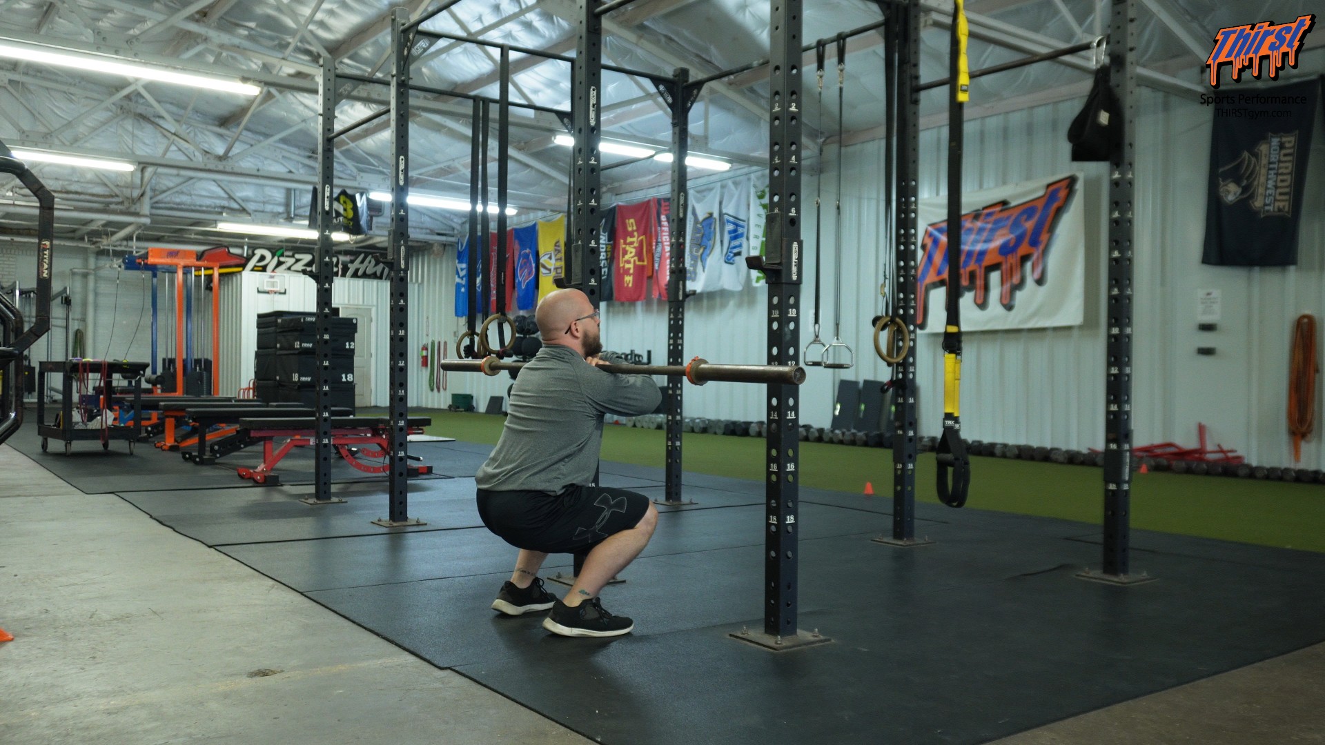 Front Rack Pause Squat