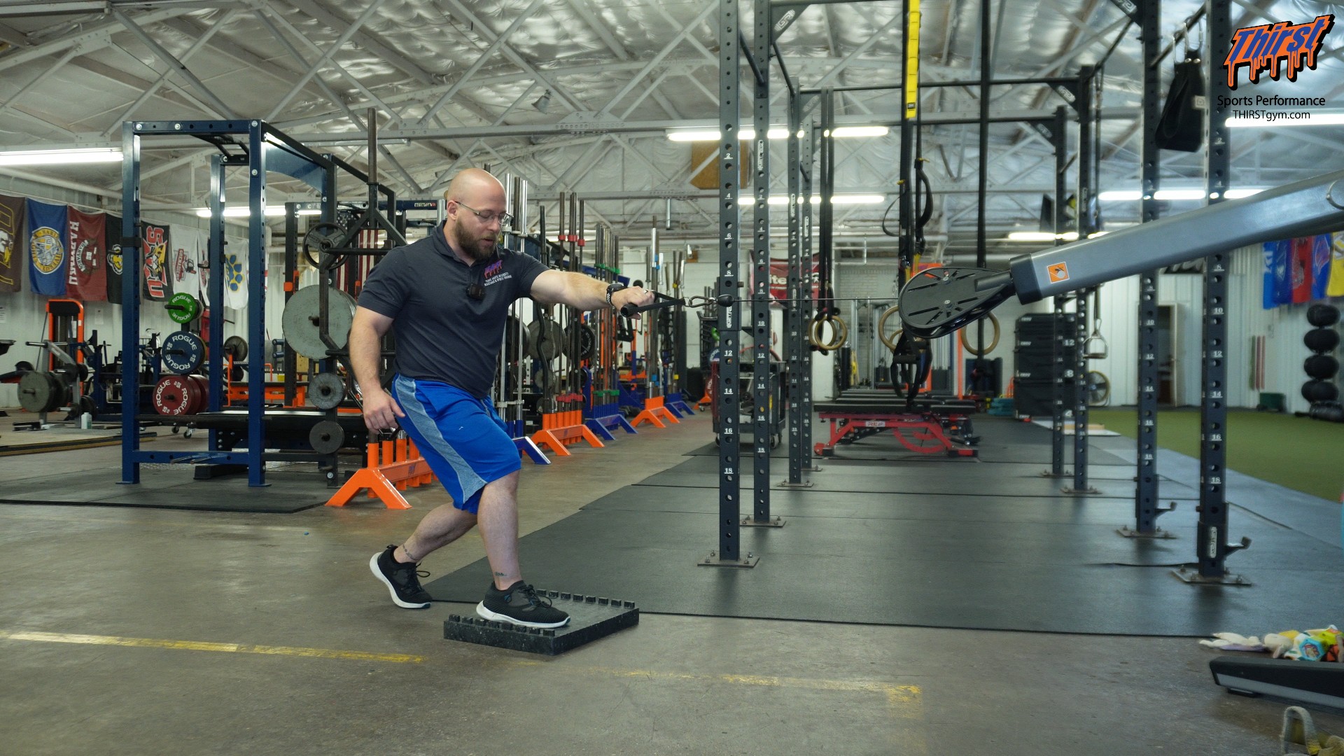 FFE Split Stance Cable Row