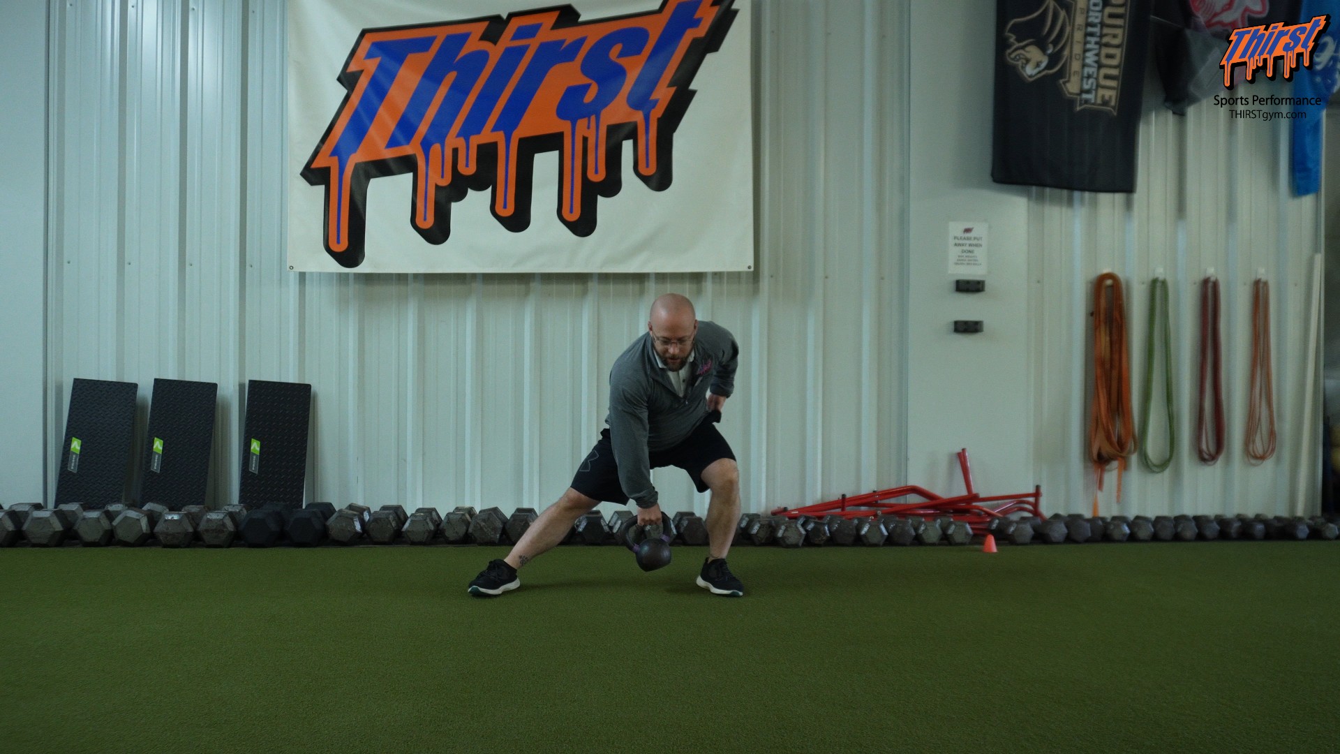 In-Place KB Lateral Lunge