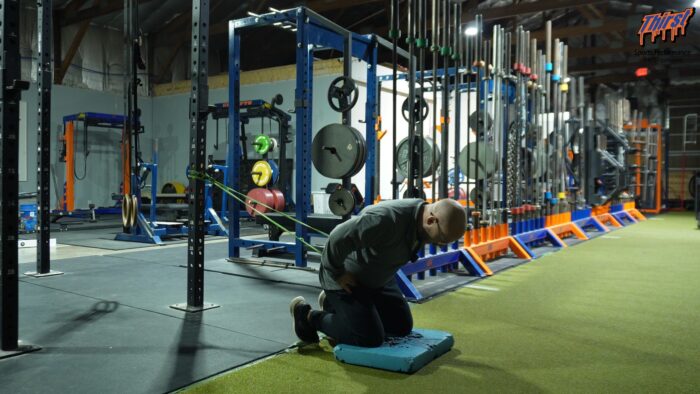 Tall Kneeling Hip Thrust vs Band