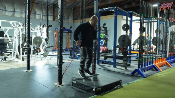 Band Resisted Low Box Pogo Hops