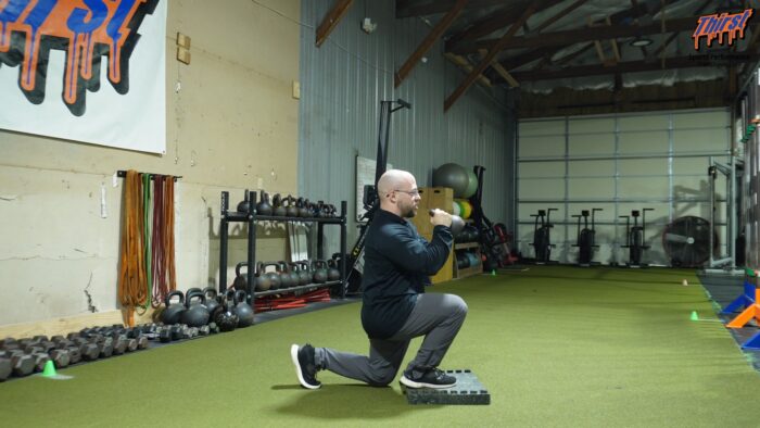 FFE KB Hamburger Split Squat