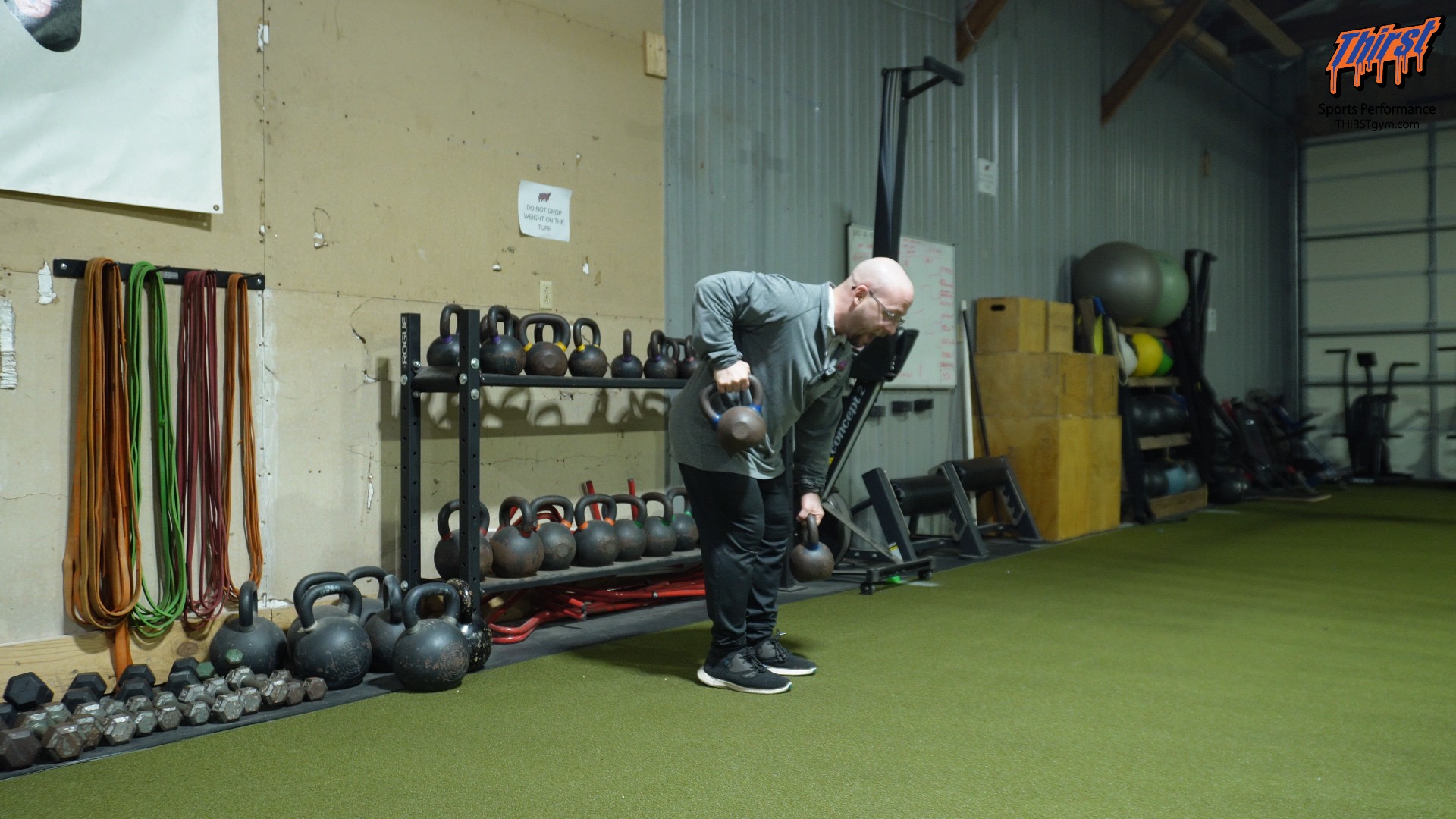 Alternating Bent Over KB Row