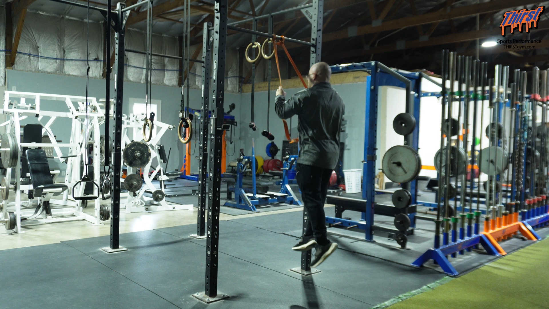 Band Assisted Split Squat Jumps