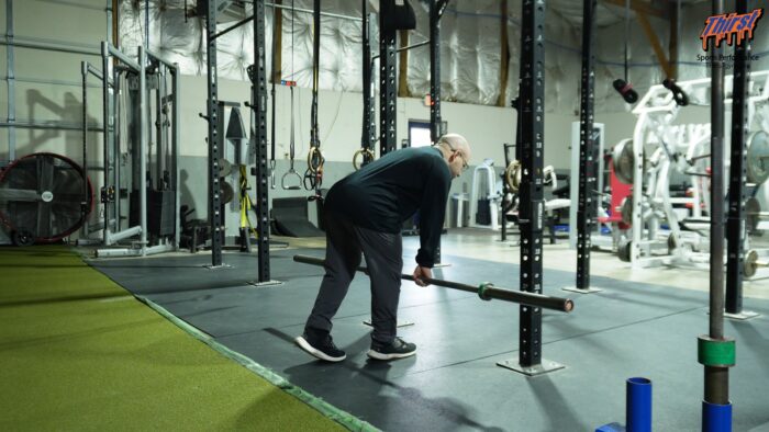 Kickstand Barbell RDL