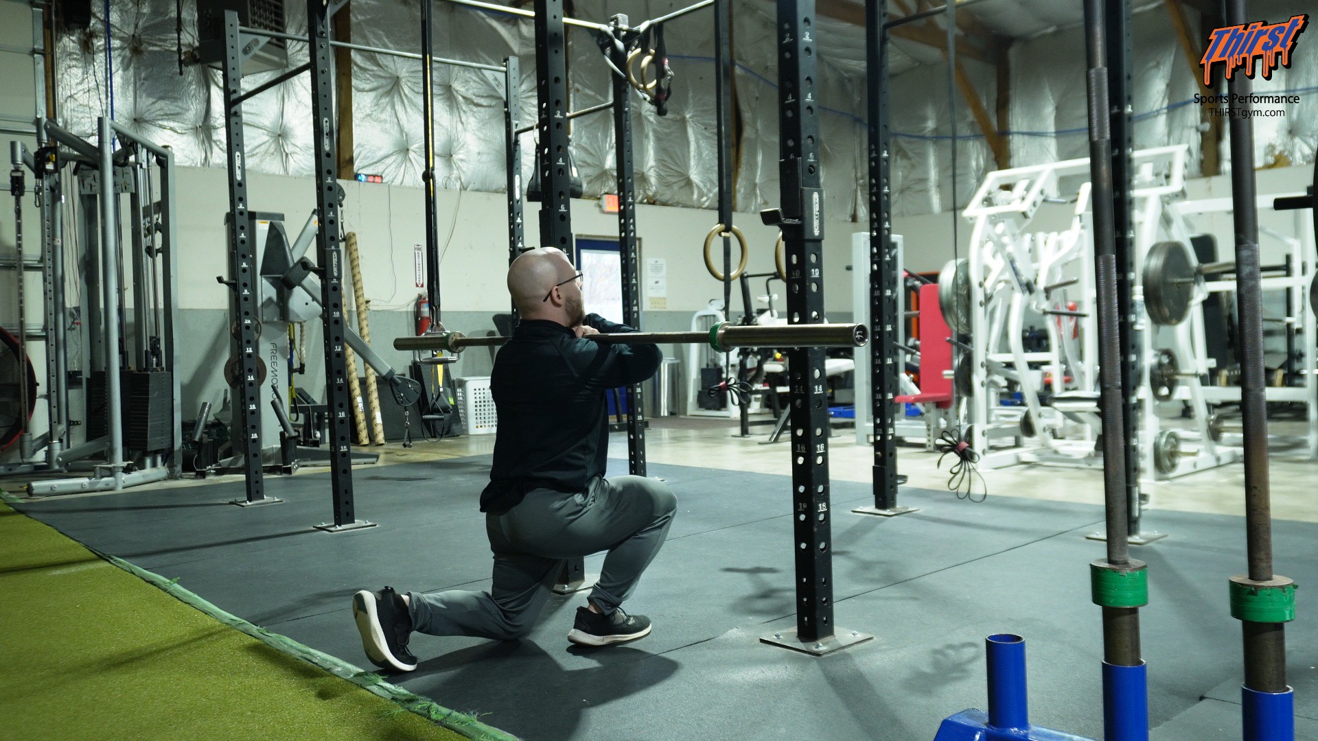 Front Rack (Barbell) Split Squat