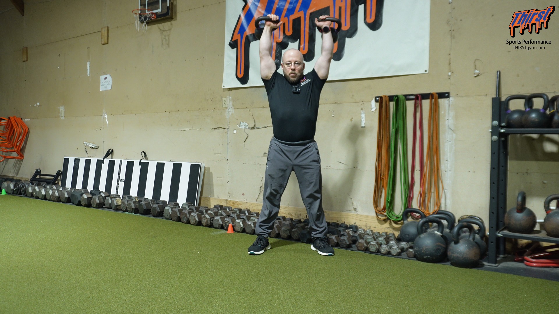 Double KB Clean To Push Press
